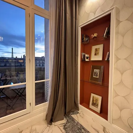 Appartamento Magnifique Champs Elysees Vue Tour Eiffel Et Arc De Triomphe *